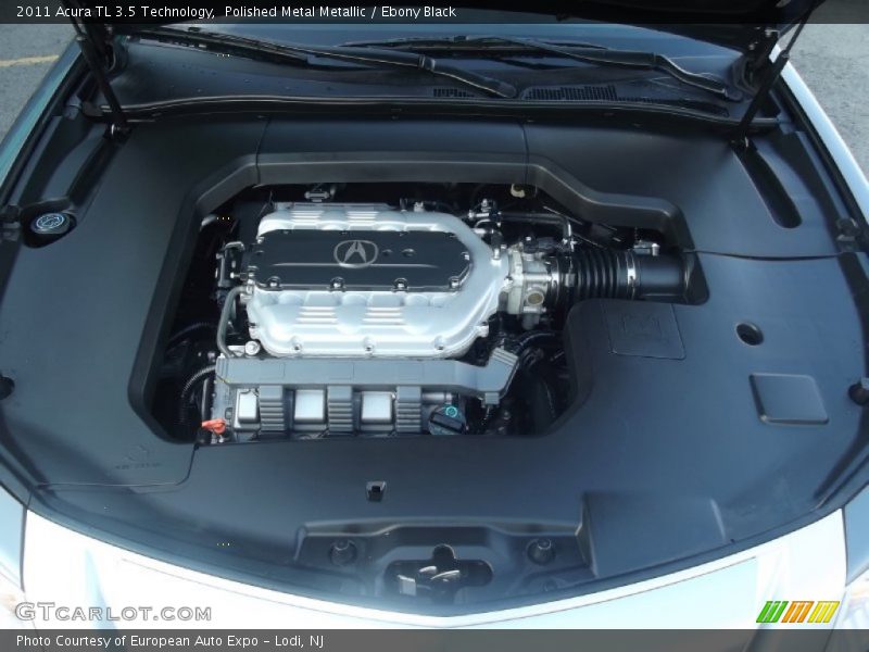 Polished Metal Metallic / Ebony Black 2011 Acura TL 3.5 Technology