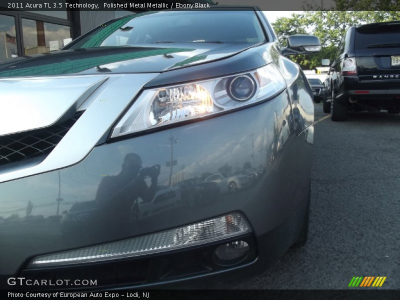 Polished Metal Metallic / Ebony Black 2011 Acura TL 3.5 Technology
