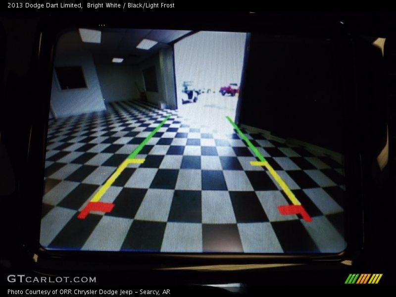 Bright White / Black/Light Frost 2013 Dodge Dart Limited