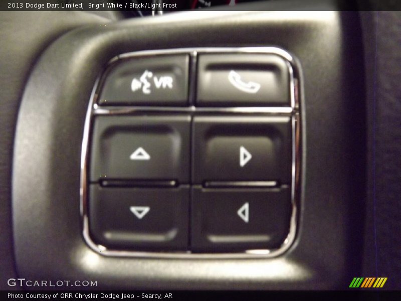 Bright White / Black/Light Frost 2013 Dodge Dart Limited