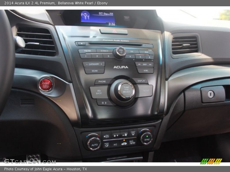 Bellanova White Pearl / Ebony 2014 Acura ILX 2.4L Premium
