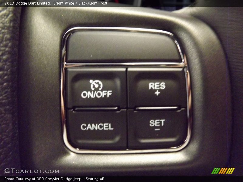 Bright White / Black/Light Frost 2013 Dodge Dart Limited