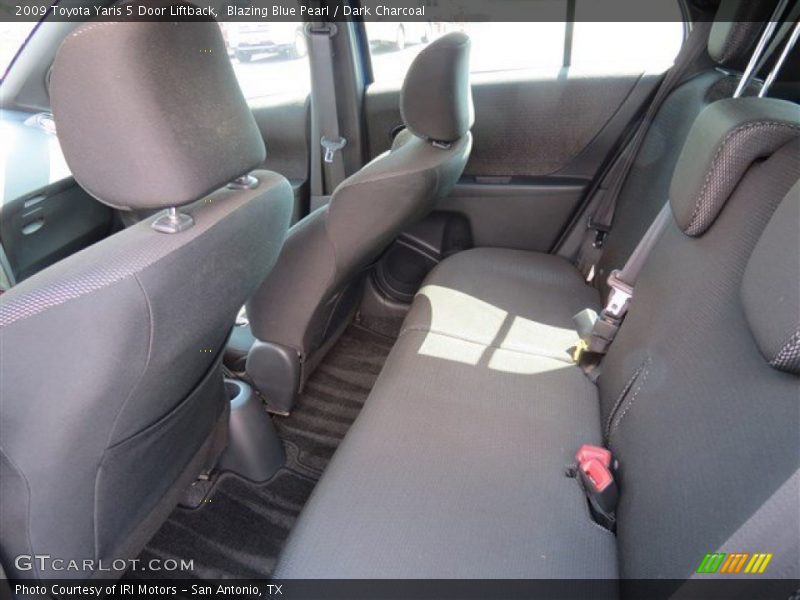 Blazing Blue Pearl / Dark Charcoal 2009 Toyota Yaris 5 Door Liftback