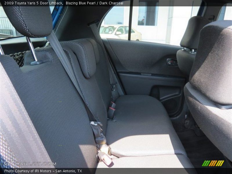 Blazing Blue Pearl / Dark Charcoal 2009 Toyota Yaris 5 Door Liftback
