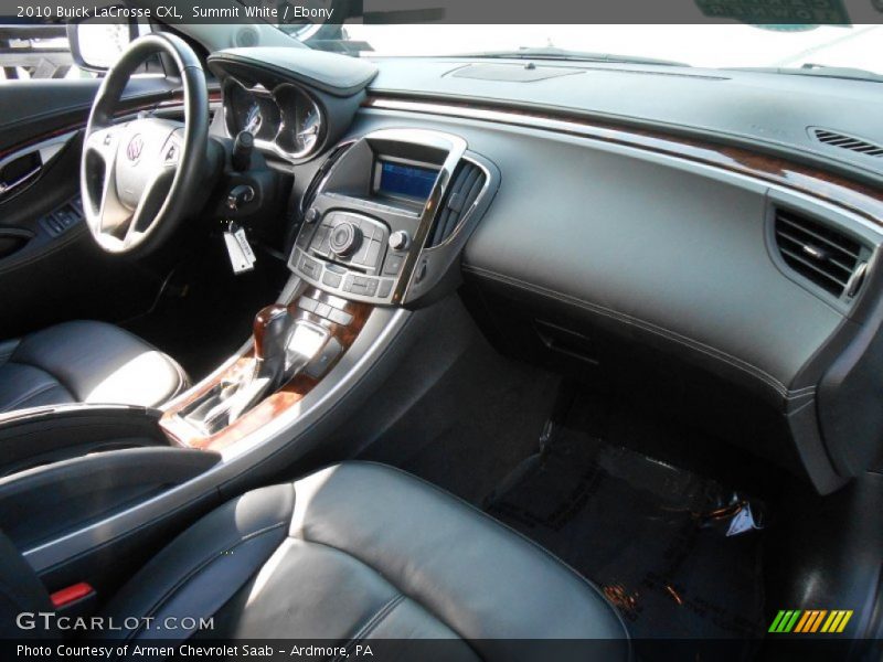 Summit White / Ebony 2010 Buick LaCrosse CXL