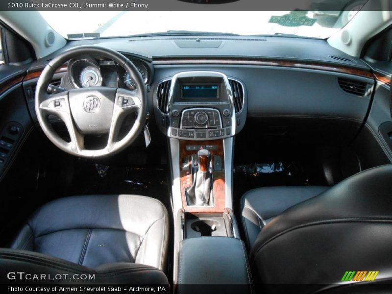 Summit White / Ebony 2010 Buick LaCrosse CXL