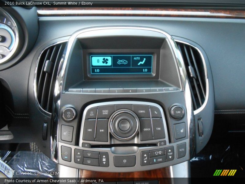 Summit White / Ebony 2010 Buick LaCrosse CXL