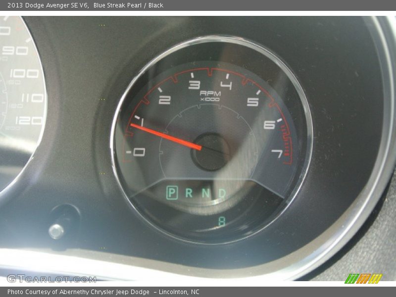 Blue Streak Pearl / Black 2013 Dodge Avenger SE V6