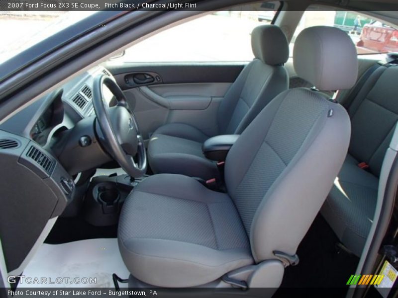 Pitch Black / Charcoal/Light Flint 2007 Ford Focus ZX3 SE Coupe