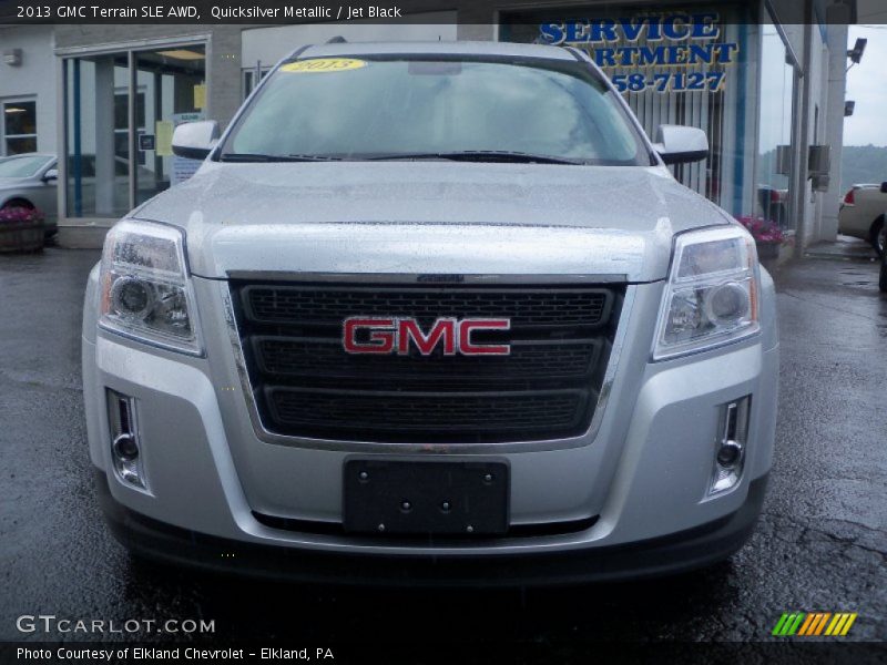 Quicksilver Metallic / Jet Black 2013 GMC Terrain SLE AWD