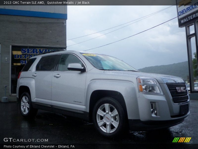 Quicksilver Metallic / Jet Black 2013 GMC Terrain SLE AWD