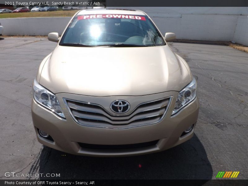 Sandy Beach Metallic / Ash 2011 Toyota Camry XLE
