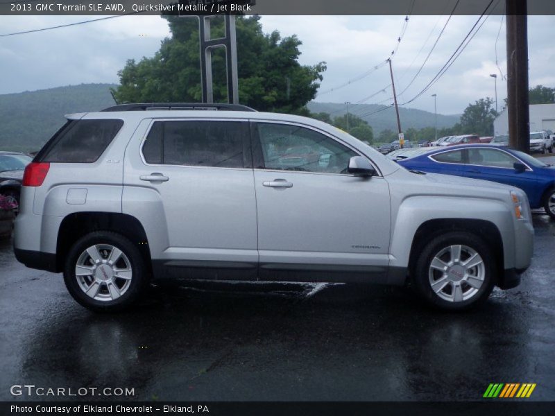 Quicksilver Metallic / Jet Black 2013 GMC Terrain SLE AWD
