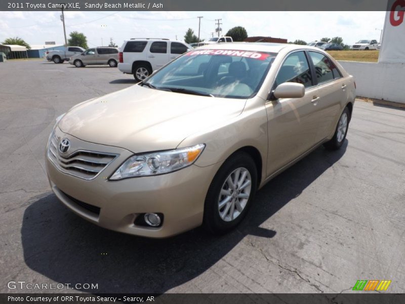 Sandy Beach Metallic / Ash 2011 Toyota Camry XLE