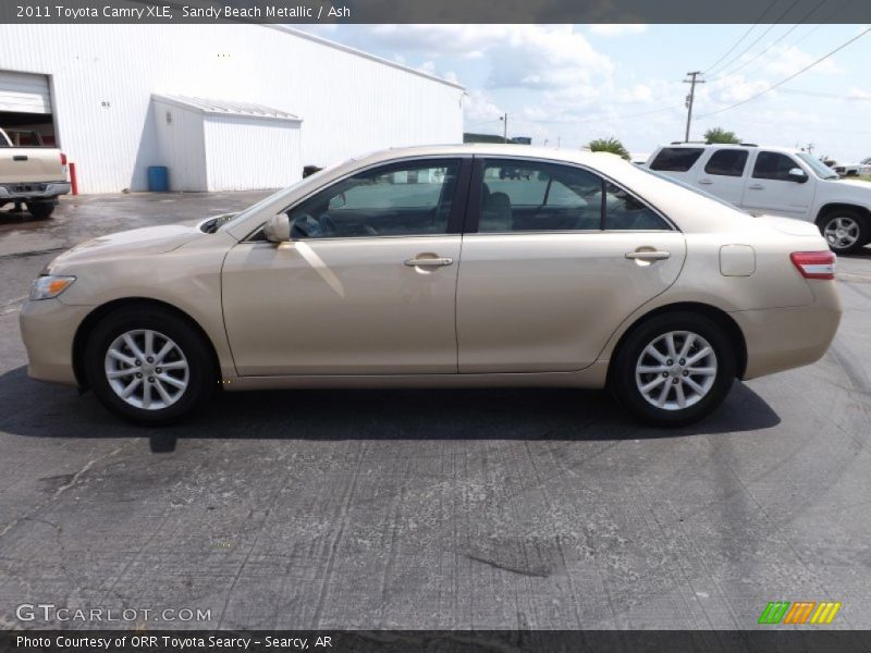 Sandy Beach Metallic / Ash 2011 Toyota Camry XLE