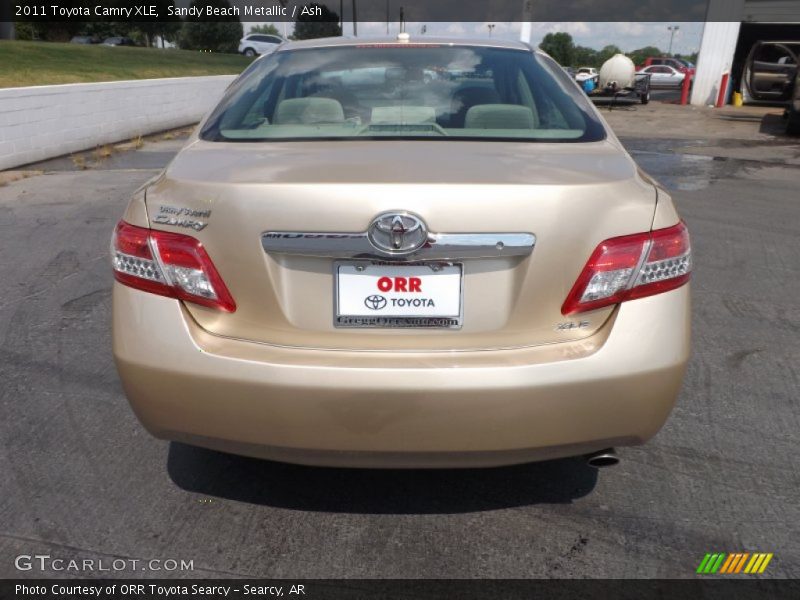 Sandy Beach Metallic / Ash 2011 Toyota Camry XLE