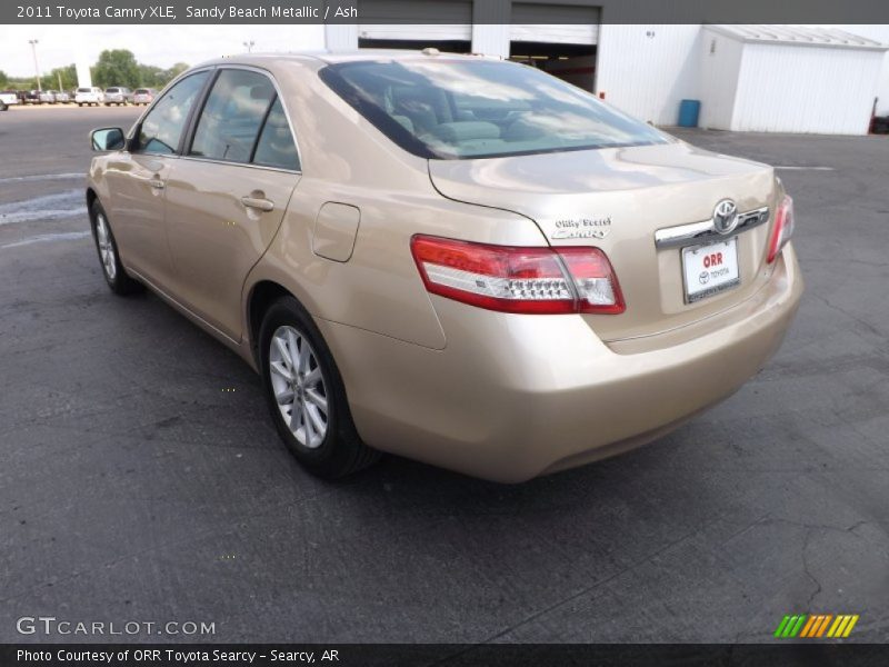 Sandy Beach Metallic / Ash 2011 Toyota Camry XLE