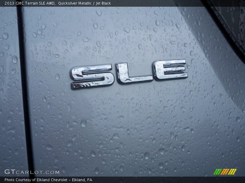 Quicksilver Metallic / Jet Black 2013 GMC Terrain SLE AWD