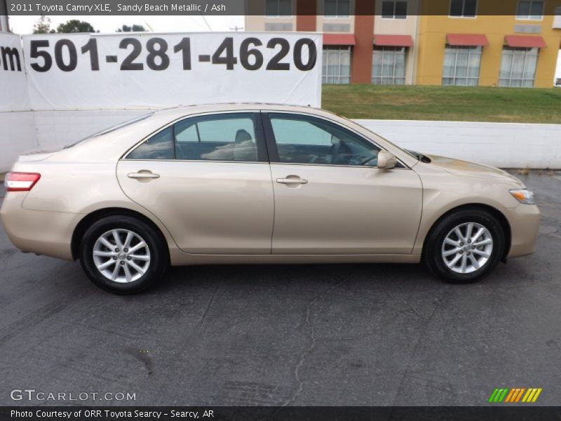 Sandy Beach Metallic / Ash 2011 Toyota Camry XLE
