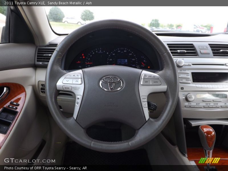 Sandy Beach Metallic / Ash 2011 Toyota Camry XLE