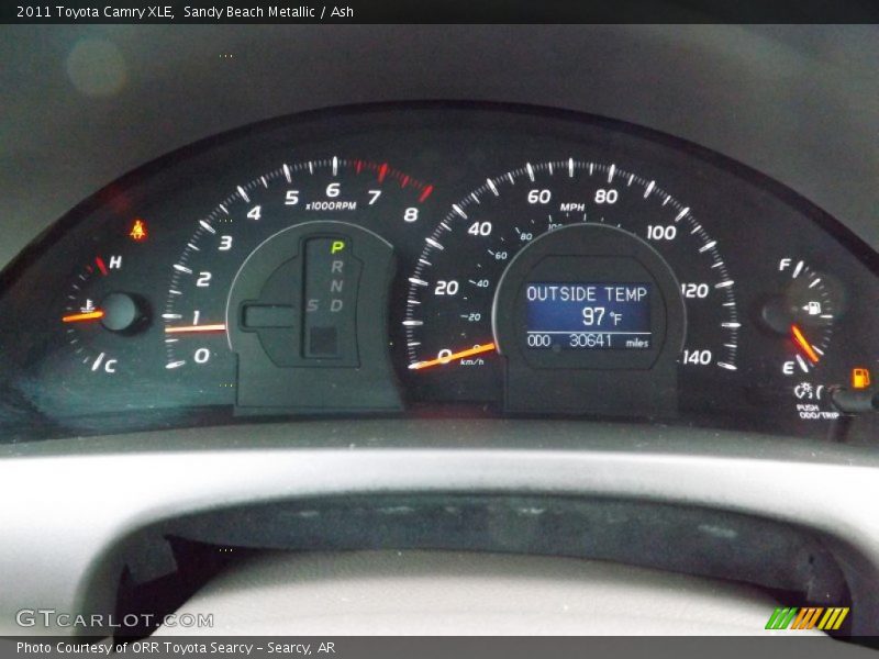Sandy Beach Metallic / Ash 2011 Toyota Camry XLE