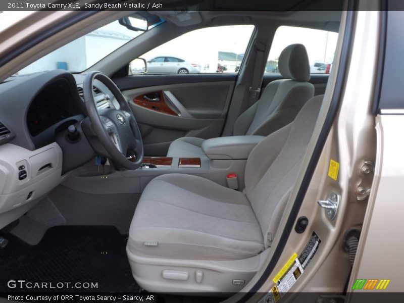 Sandy Beach Metallic / Ash 2011 Toyota Camry XLE
