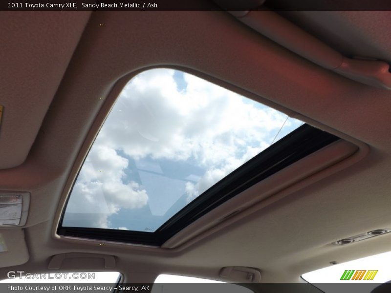 Sandy Beach Metallic / Ash 2011 Toyota Camry XLE