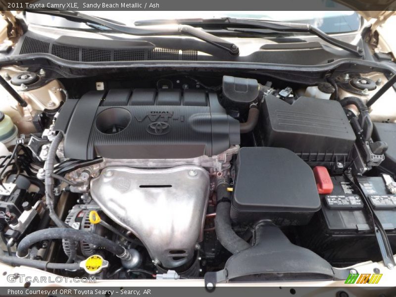 Sandy Beach Metallic / Ash 2011 Toyota Camry XLE