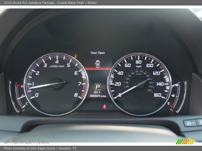 Crystal Black Pearl / Ebony 2014 Acura RLX Advance Package