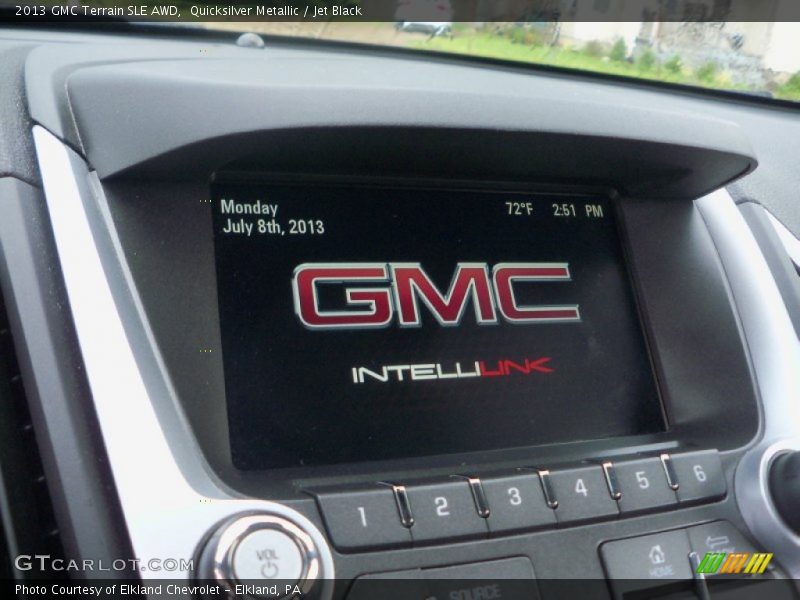 Quicksilver Metallic / Jet Black 2013 GMC Terrain SLE AWD