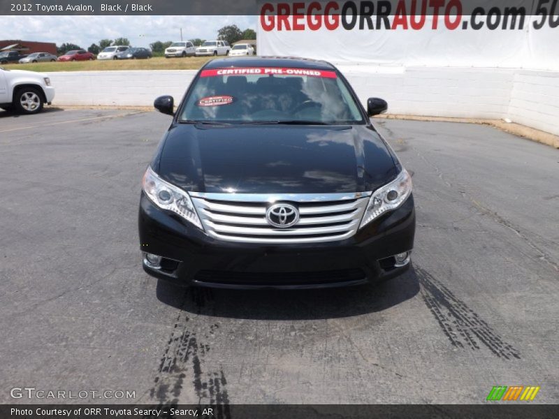 Black / Black 2012 Toyota Avalon
