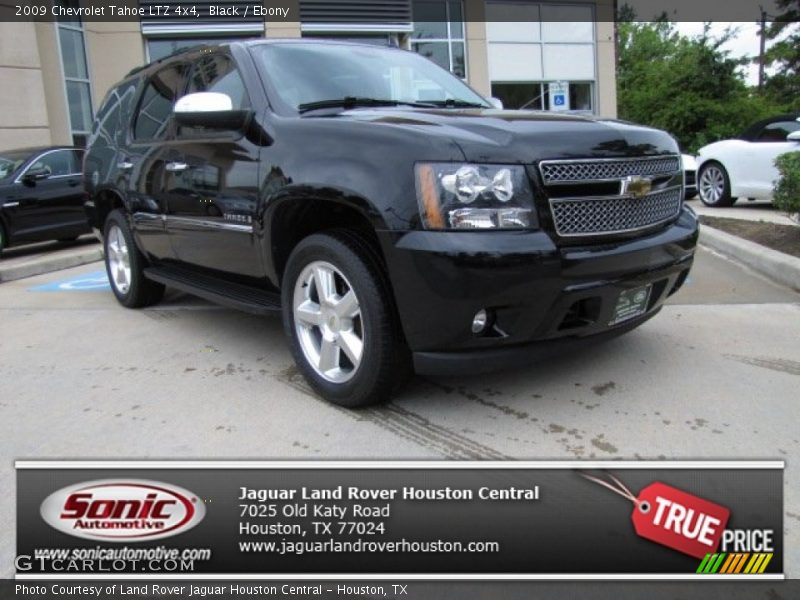Black / Ebony 2009 Chevrolet Tahoe LTZ 4x4