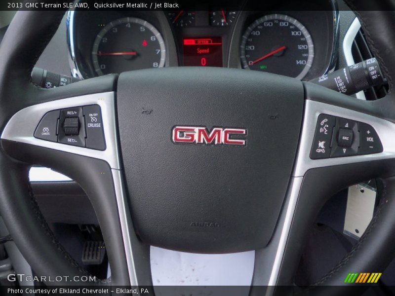 Quicksilver Metallic / Jet Black 2013 GMC Terrain SLE AWD