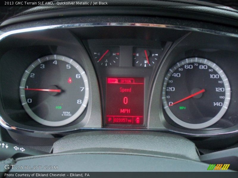 Quicksilver Metallic / Jet Black 2013 GMC Terrain SLE AWD