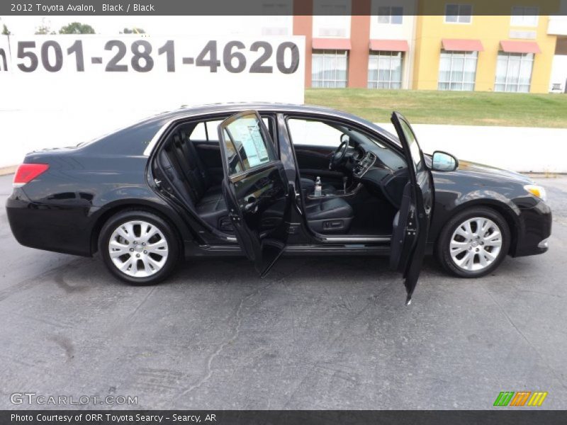 Black / Black 2012 Toyota Avalon