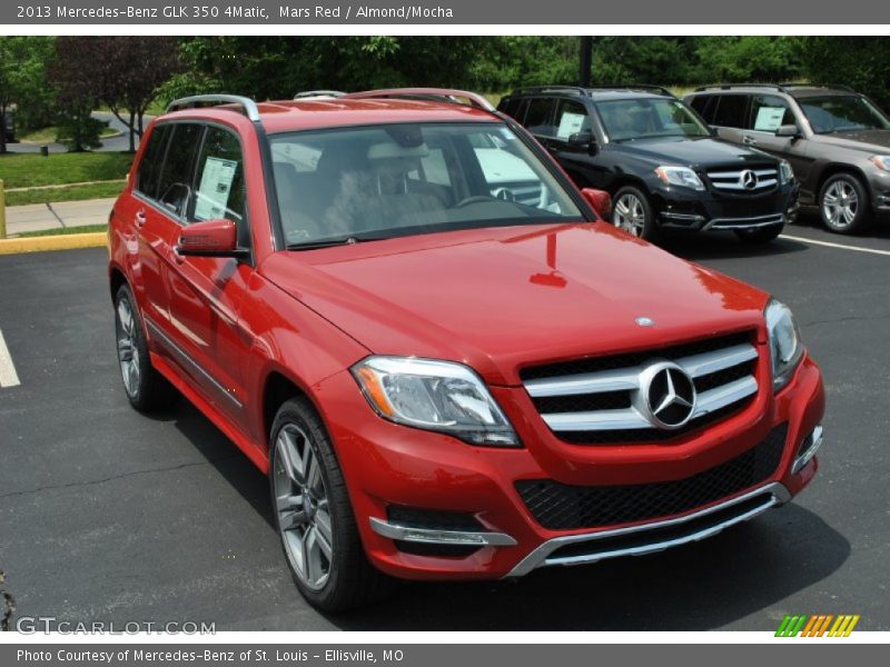 Mars Red / Almond/Mocha 2013 Mercedes-Benz GLK 350 4Matic