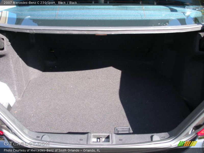 Black / Black 2007 Mercedes-Benz C 230 Sport