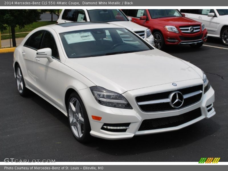 Diamond White Metallic / Black 2014 Mercedes-Benz CLS 550 4Matic Coupe