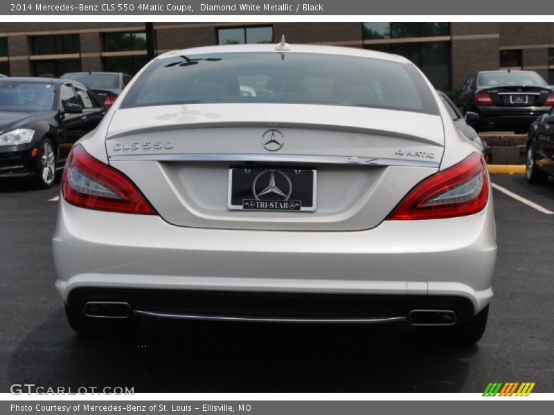 Diamond White Metallic / Black 2014 Mercedes-Benz CLS 550 4Matic Coupe