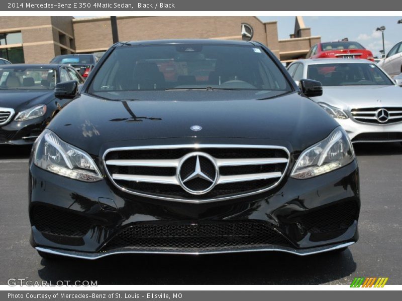 Black / Black 2014 Mercedes-Benz E 350 4Matic Sedan