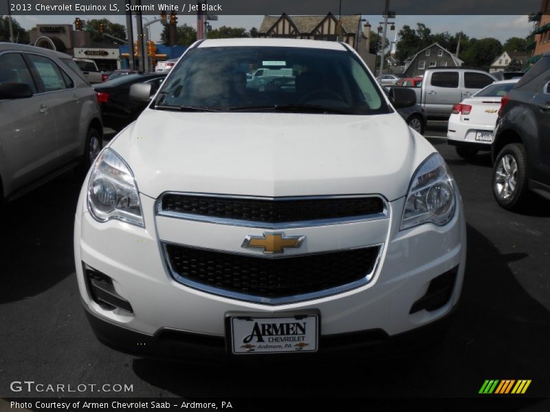 Summit White / Jet Black 2013 Chevrolet Equinox LS
