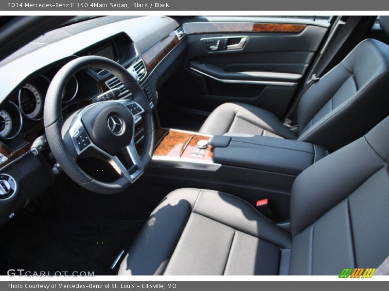 Black / Black 2014 Mercedes-Benz E 350 4Matic Sedan