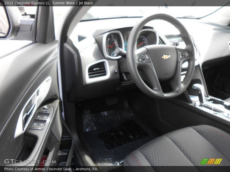 Summit White / Jet Black 2013 Chevrolet Equinox LS
