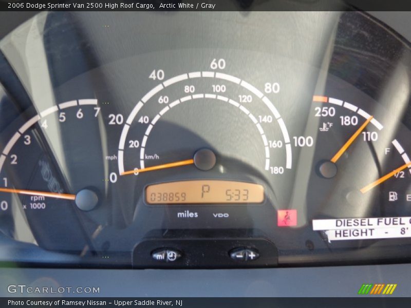Arctic White / Gray 2006 Dodge Sprinter Van 2500 High Roof Cargo