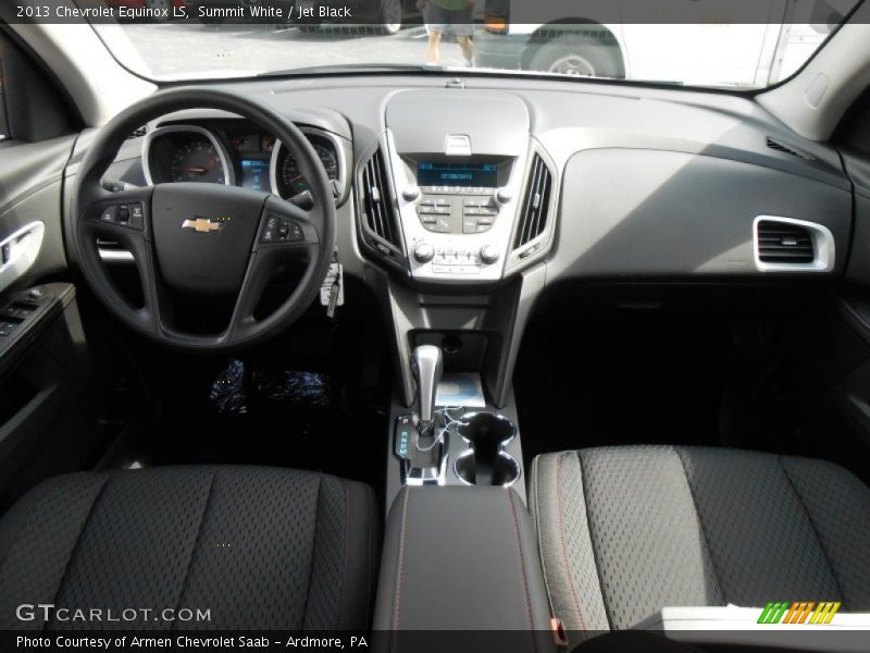 Summit White / Jet Black 2013 Chevrolet Equinox LS