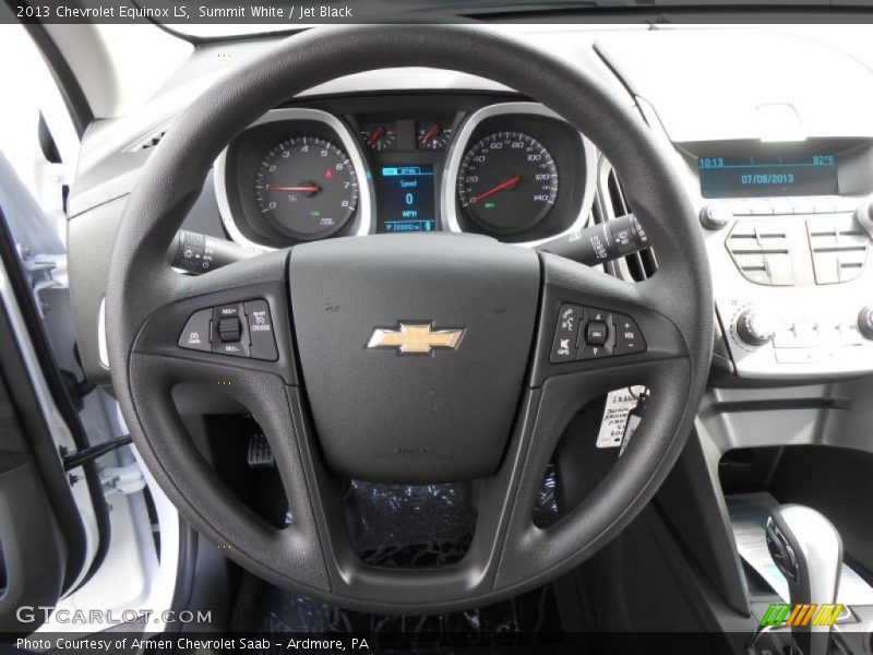 Summit White / Jet Black 2013 Chevrolet Equinox LS