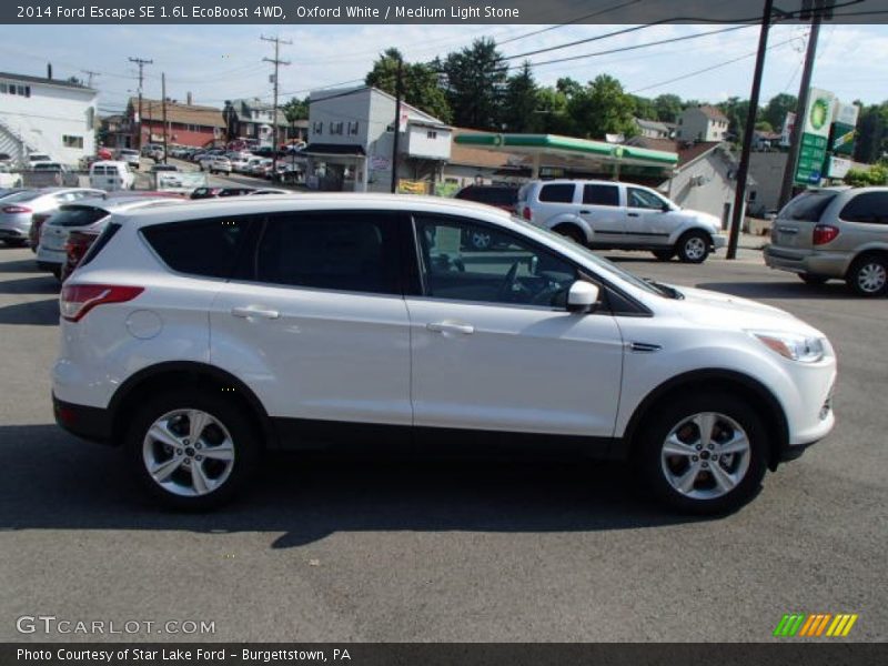 Oxford White / Medium Light Stone 2014 Ford Escape SE 1.6L EcoBoost 4WD