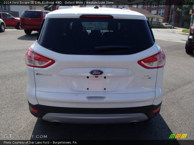 Oxford White / Medium Light Stone 2014 Ford Escape SE 1.6L EcoBoost 4WD