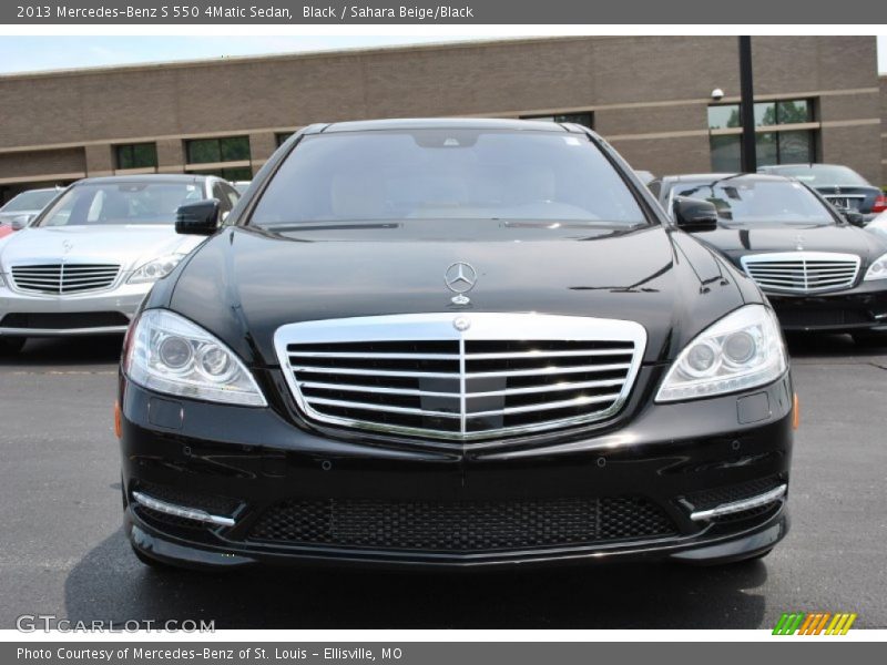 Black / Sahara Beige/Black 2013 Mercedes-Benz S 550 4Matic Sedan