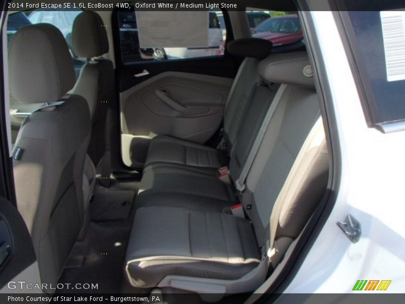 Oxford White / Medium Light Stone 2014 Ford Escape SE 1.6L EcoBoost 4WD